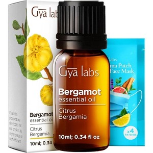 Bergamot Essential Oil 0.34 Fl Oz  -Gya Labs Bergamot Oil - 1 of 4