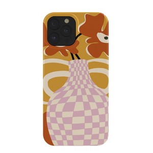 Miho Checkered retro flower potSnap iPhone Case - Society6 - 1 of 1