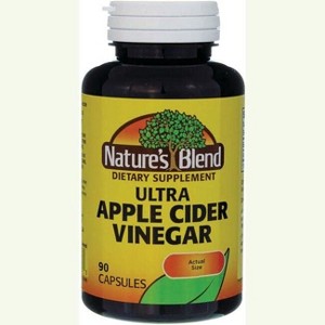 Nature's Blend Ultra Apple Cider Vinegar 600mg Capsules, 90 Ct - 1 of 3