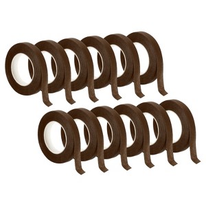 Unique Bargains Waterproof Colorfast Elastic Crepe Paper Flowers Bouquets Tapes 12 Pcs - 1 of 4