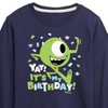 Boys' - Disney - Mike Yay It's My Birthday Long Sleeve Graphic T-Shirt - 2 of 4