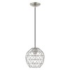 Livex Lighting Geometric Shade 1 - Light Pendant in  Brushed Nickel - 3 of 4