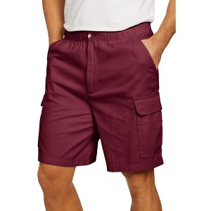 KingSize Men's Big & Tall Knockarounds 8" Full-Elastic Cargo Shorts - 1 of 4