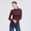 Women's Long Sleeve Mock Turtleneck Top - A New Day™ - 3 of 3