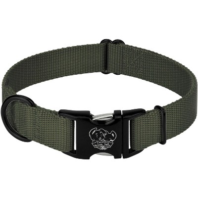 Country Brook Petz Premium Nylon Dog Collar with Metal Buckle for Small Medium Large Breeds - Vibrant 30+ Color Selection