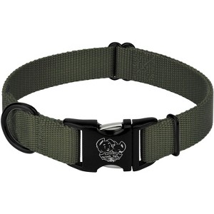 Country Brook Petz Premium Nylon Dog Collar with Metal Buckle for Small Medium Large Breeds - Vibrant 30+ Color Selection - 1 of 4