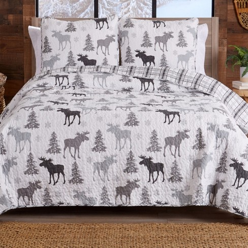 Great Bay Home Wilderness Lodge Reversible Quilt Set Target