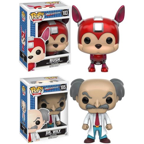 Funko Mega Man Funko POP Vinyl Figure Set: Rush and Dr. Wily