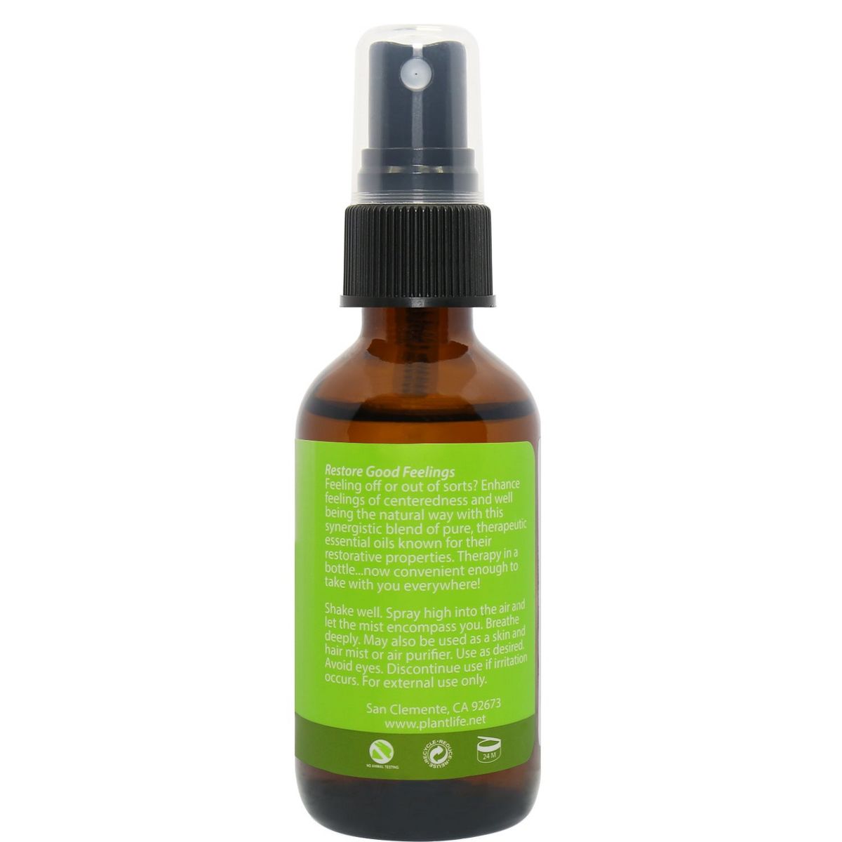 Plantlife Well Being Mist – Aromatherapy Spray with Essential Oils for Balance & Renewal – Restorative, Uplifting – No Additives or Fillers – 2 oz - thumbnail 2