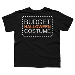 Boy's Design By Humans Budget Halloween By rock3tman T-Shirt - 1 of 4