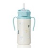 Grosmimi Stainless Steel Straw Cup with Flip Top - 10oz (300ml) - 3 of 4