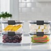 BPA-free, airtight food storage containers with lids, 4-piece set (4.7 cups) for storing meals. - 4 of 4