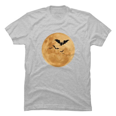 Men's Design By Humans Halloween - Moon By MonkeyStore T-Shirt