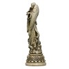 Roman 46.75" Angel with Dove Resin Outdoor Garden Statue Gray - 4 of 4