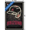 Trends International MLB Arizona Diamondbacks - Neon Helmet 23 Unframed Wall Poster Prints - 3 of 4