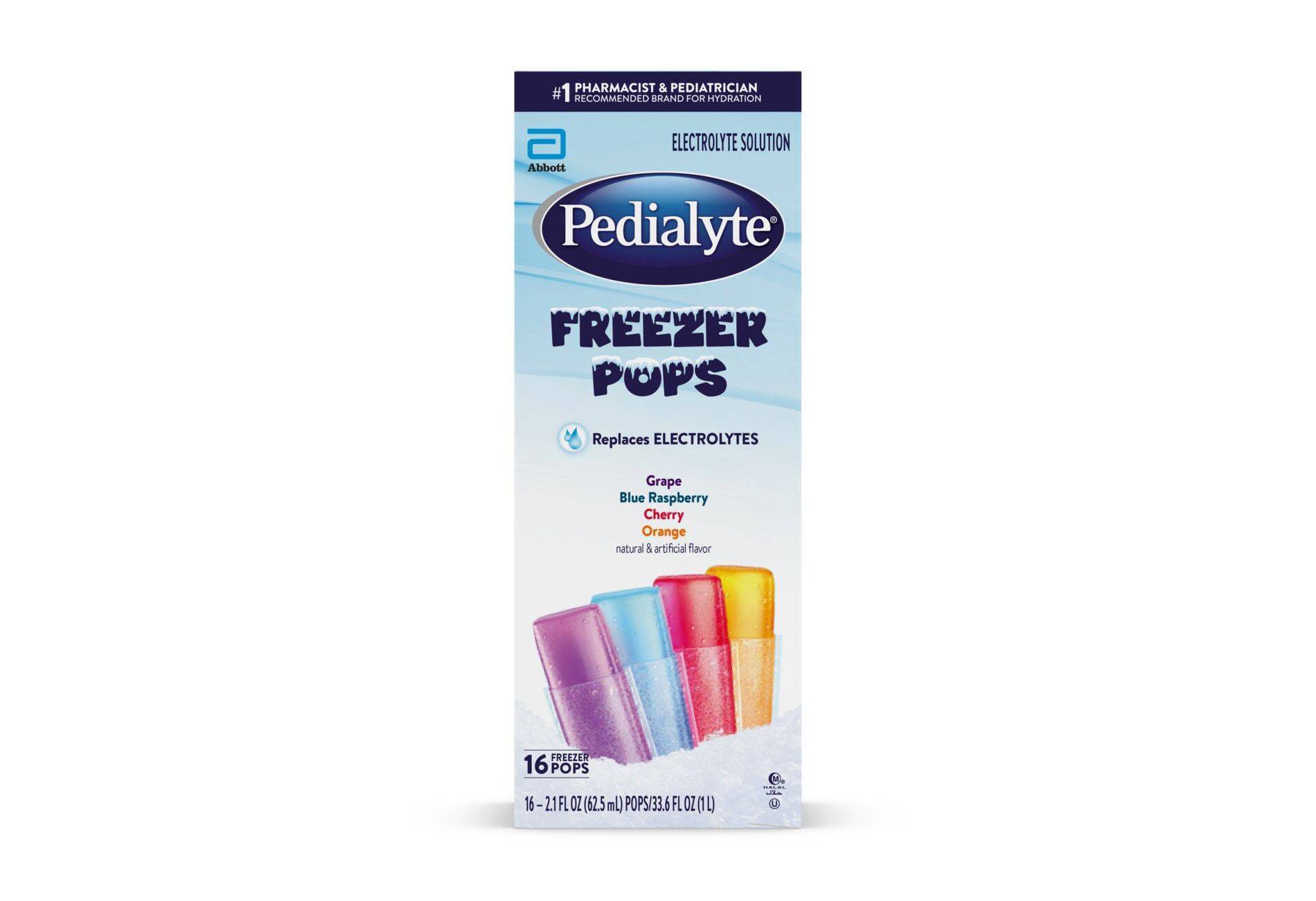 Pedialyte Electrolyte Solution Freezer Pops Variety Pack - 33.6 fl oz