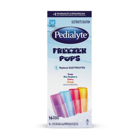 Pedialyte Electrolyte Solution Freezer Pops Variety Pack - 33.6 fl oz - image 1 of 4
