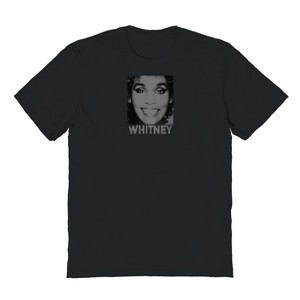 Whitney Houston Men's Framed Face Short Sleeve Graphic Cotton T-Shirt - 1 of 1