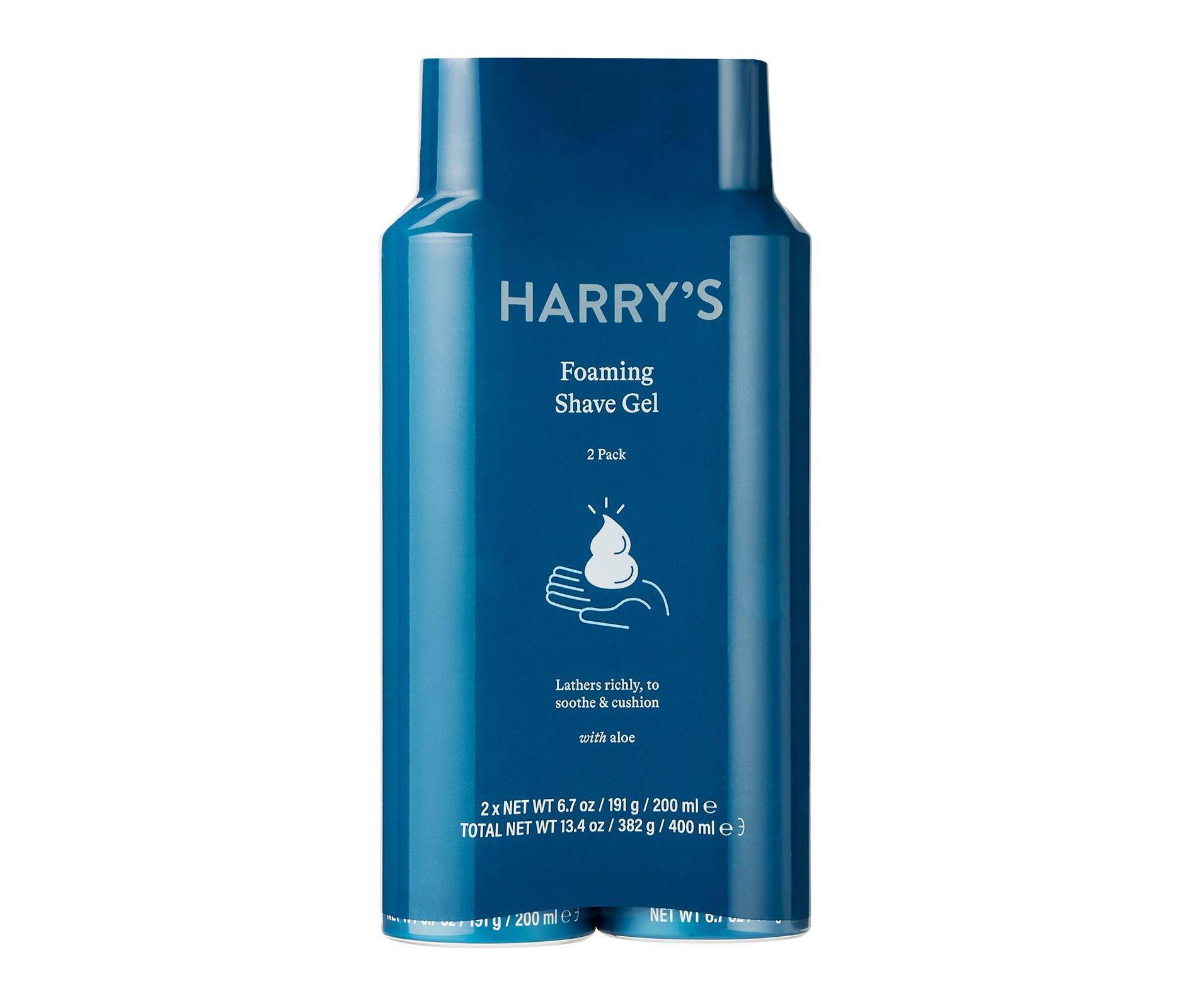 Harry's Men's Foaming Shave Gel with Aloe - 6.7oz/2pk