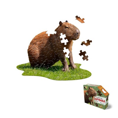 Madd Capp I AM LiL' CAPYBARA 48-Piece Animal-Shaped Jigsaw Puzzle