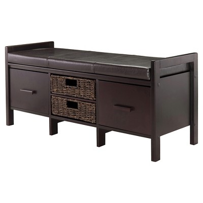 storage bench with cushion target