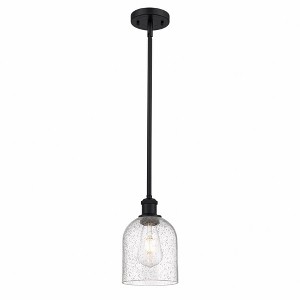 Bella - 1 Light Stem Hung Mini Pendant In Industrial Style-9.5 Inches Tall and 5.5 Inches Wide - 1 of 1