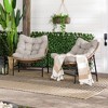 2pk Papasan Scoop Outdoor Patio Chair - Natural - Saracina Home - 2 of 4