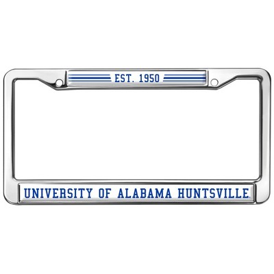 Alabama Huntsville School Logo Full Size Standard License Plate Metal Frame