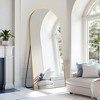 PexFix Full Length Arched Free Standing Body Mirror, Metal Framed Wall Mirror, Large Floor Mirror - 2 of 3