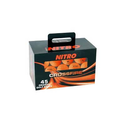 Nitro Golf Crossfire Golf Balls Orange - 45pc