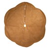 Kurt Adler 60-Inch Gold Velvet and Glitter Tree Skirt - 4 of 4