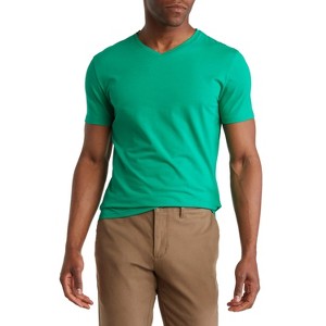 TR PREMIUM - V-Neck Men's Solid T-Shirt - 1 of 4
