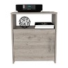 Sapphtopaz Nightstand with Open Storage Rack Bedside Table Night Stand for Bedroom, Living Room - 2 of 4
