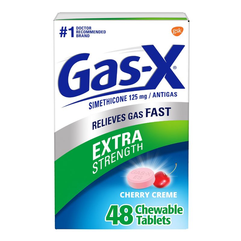 Gas-X Extra Strength Antigas Chewable Cherry Cr&#232;me Tablets, 1 of 10