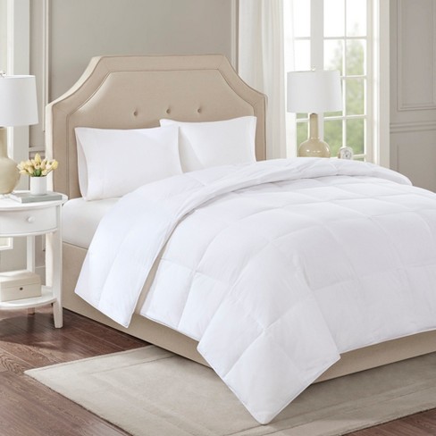 Cotton Sateen Down 300 Thread Count Comforter - Level 2 With 3m® Stain  Release : Target