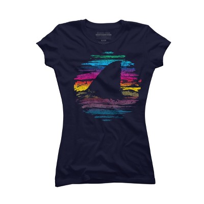 Junior's Design By Humans It's Shark Week Somewhere By BeanePod T-Shirt