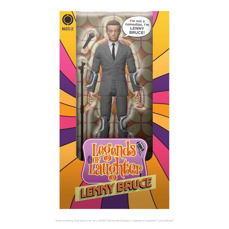 Nacelle Consumer Products, LLC Legends of Laughter 6 Inch Action Figure | Lenny Bruce, 3 of 4