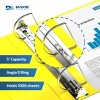 Easyview 4pk 5" Premium 11x17" Angled D-Ring Binder Yellow: Hard Cover, 700 Sheet Capacity, Polypropylene, 2 Pockets - 3 of 4
