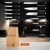 Knife Set, 14-Piece Kitchen Knife Set, High Carbon Stainless Steel Knives for Kitchen with Durable Knife Block - 2 of 4