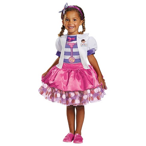 Toddler Girls Doc Mcstuffins Tutu Costume Size 4 6 Pink Target