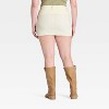 Women's Corduroy Mini Skirt - Universal Thread™ Cream - 4 of 4