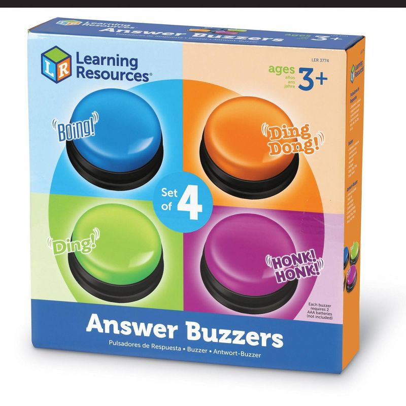 Learning Resources Answer Buzzers - 4pk, 2 of 6