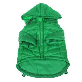 Pet Life Lightweight Adjustable 'Sporty Avalanche' Dog and Cat Coat - Green