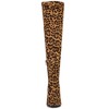 Allegra K Women's Stiletto Heels Back Bow Over the Knee Thigh High Boots - 3 of 4