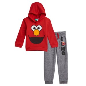 Sesame Street Elmo Toddler Boys Hoodie and Pants Outfit Set  - 1 of 4