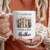 Floral Books Mug, It's a Good Day To Read a Book Reader Bookwork Gift | OrnamentallyYou - 3 of 3