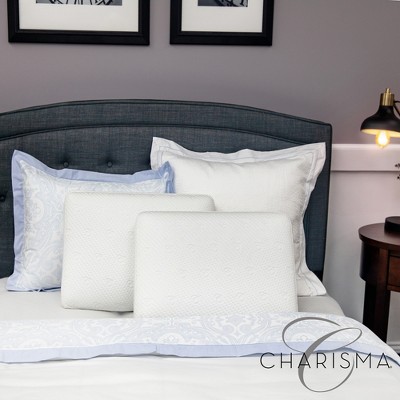 Charisma Luxury Gusseted Gel-Infused Oversized Memory Foam Pillow