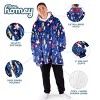 The Bare Homey - Adult Wearable Blanket - Fleece Side Pockets - 3 of 4