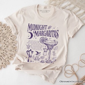 Midnight Margaritas Halloween T-Shirt, Whimsical Tee for Drinking Witches | OrnamentallyYou - 1 of 4