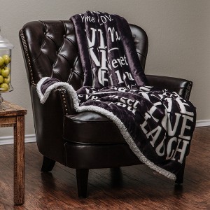 Chanasya I Love You Gift Throw Blanket - 1 of 4